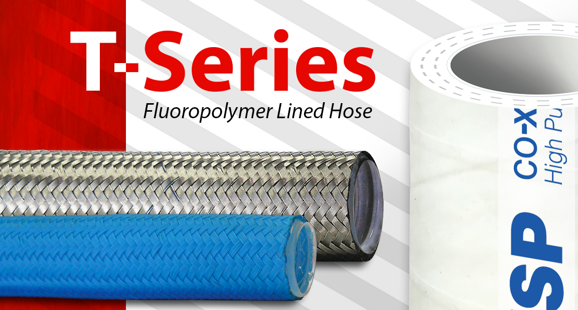 Ace Sanitary | T-Series Fluoropolymer Lined Hose